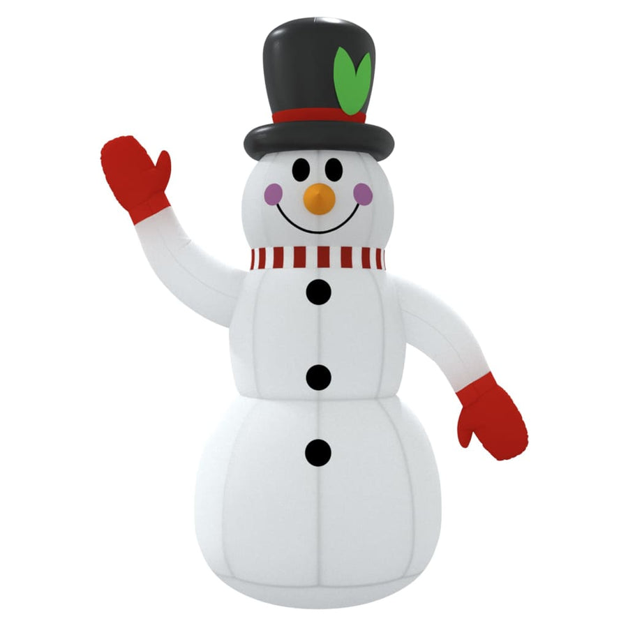 Sneeuwpop opblaasbaar met LED's 120 cm 120 cm