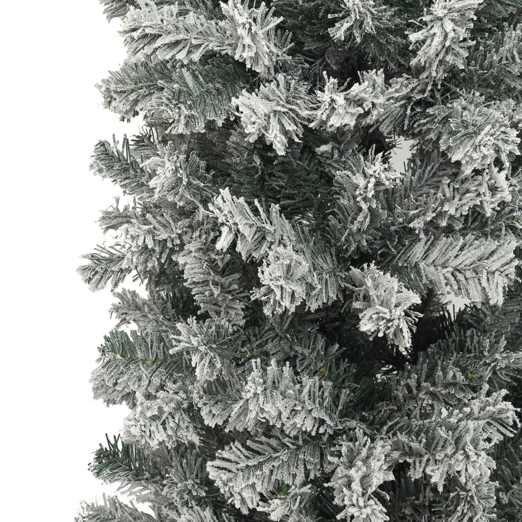 Kerstboog Met Sneeuwvlokken 240 Cm Wit En Groen 240 x 215 cm
