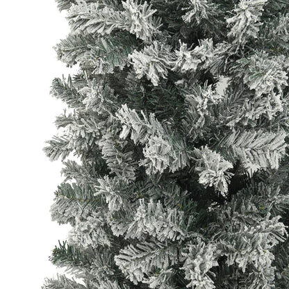 Kerstboog Met Sneeuwvlokken 240 Cm Wit En Groen 240 x 215 cm