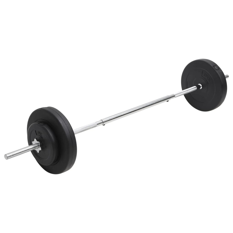 Halter Met Gewichten 30 Kg 2 x 10 kg + 2 x 2 kg