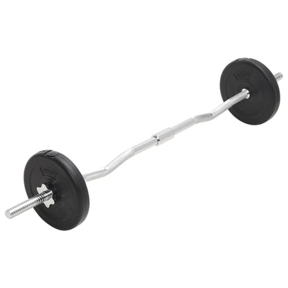 Halterset 30 kg Rechte stang + curlstang + halterstang