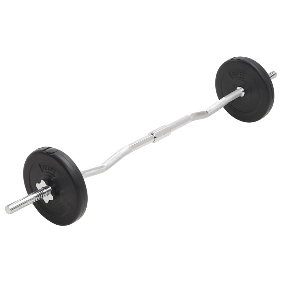 Halterset 30 kg Rechte stang + curlstang + halterstang