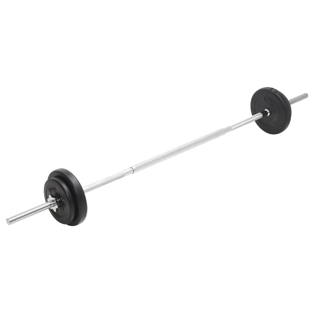 Halterset 30 kg Rechte stang + curlstang + halterstang