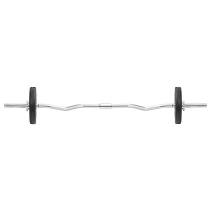 Halterset 30 kg Rechte stang + curlstang + halterstang