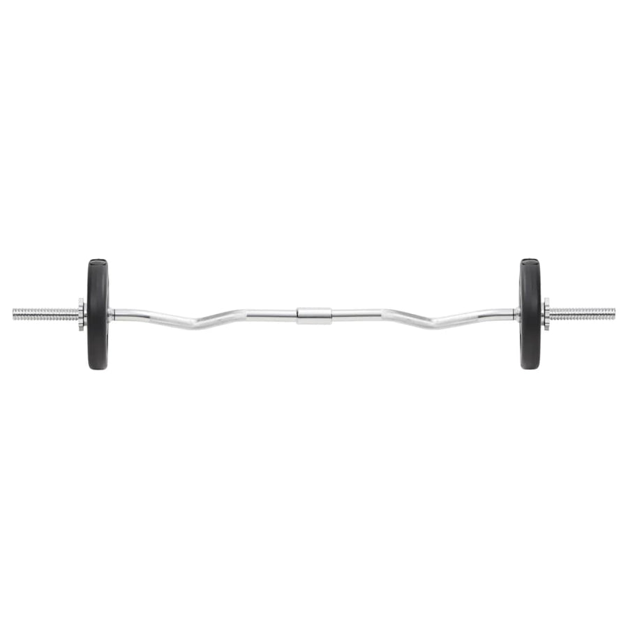 Halterset 30 kg Rechte stang + curlstang + halterstang