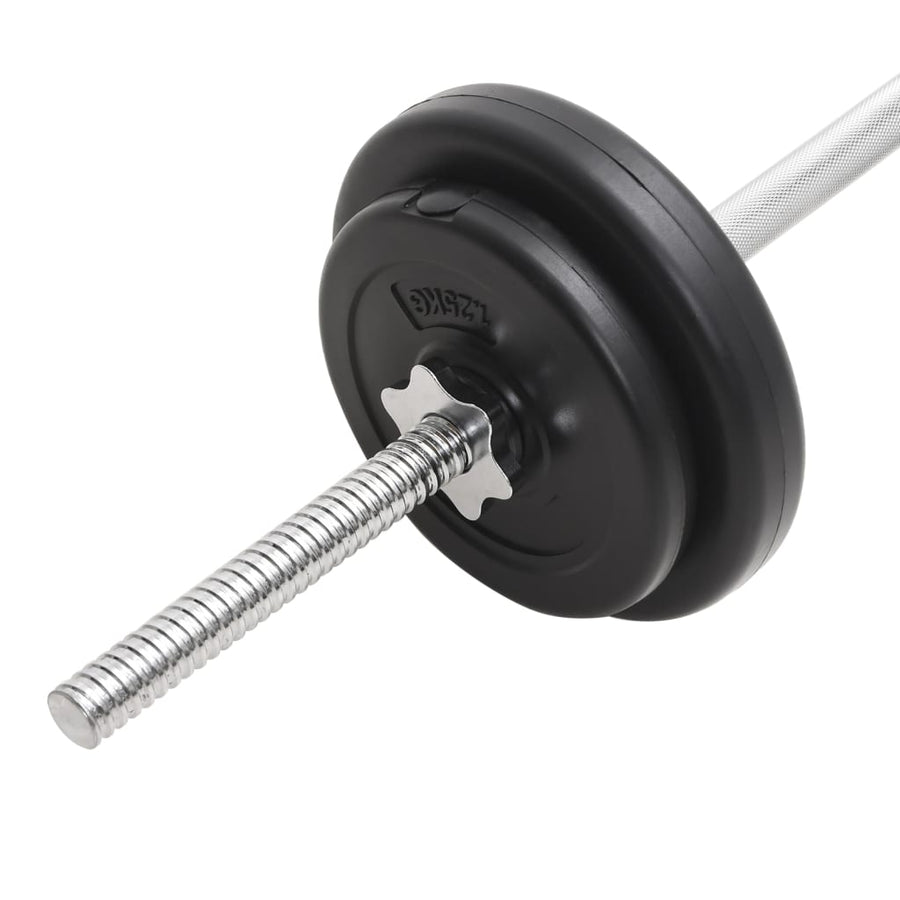 Halterset 30 kg Rechte stang + curlstang + halterstang