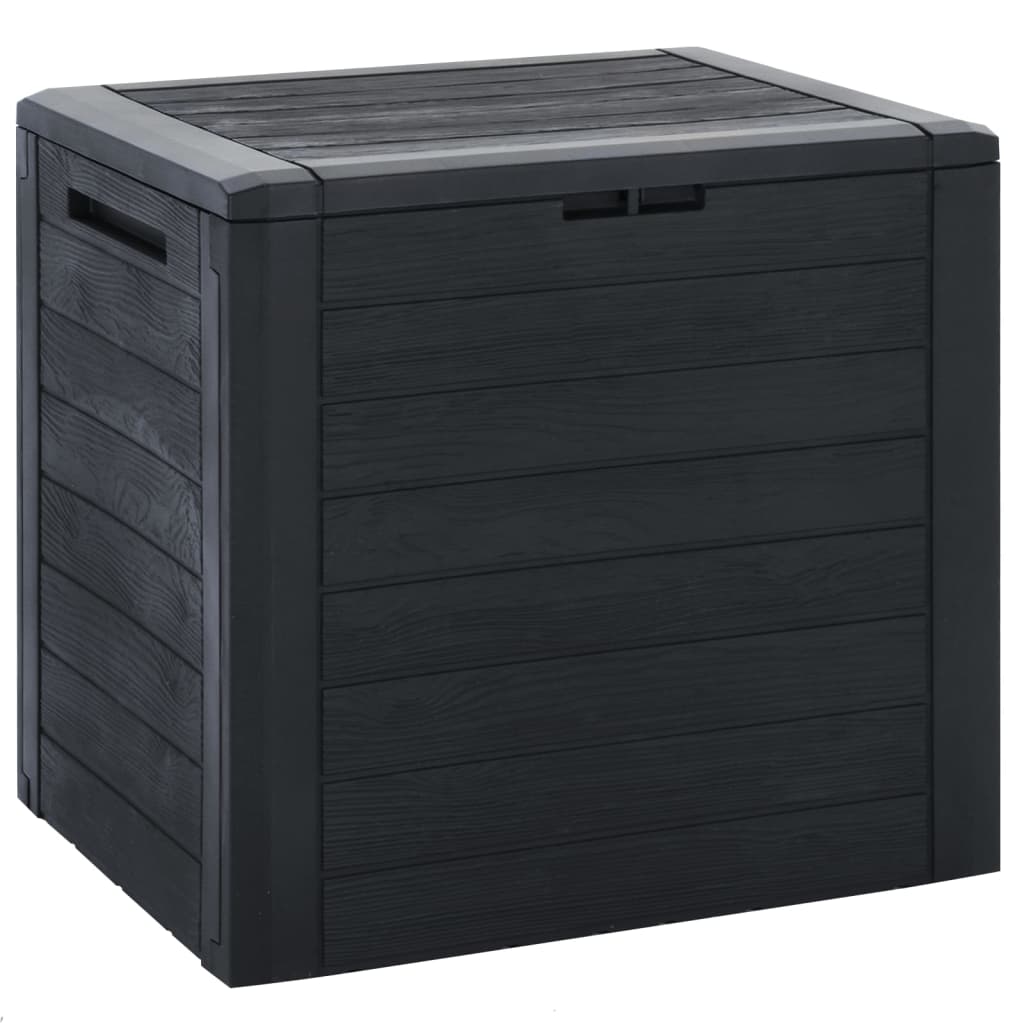 Tuinbox 58,5X46X55 Cm Polypropeen Antracietkleurig 140 l