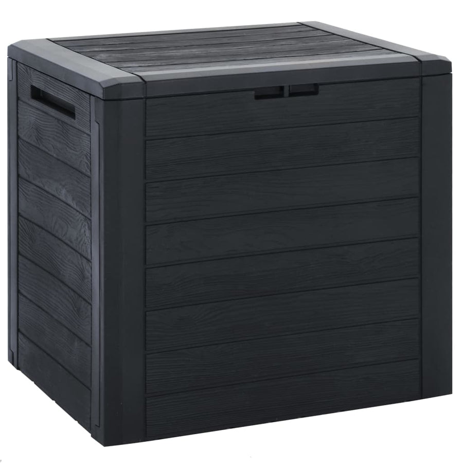 Tuinbox 58,5X46X55 Cm Polypropeen Antracietkleurig 140 l