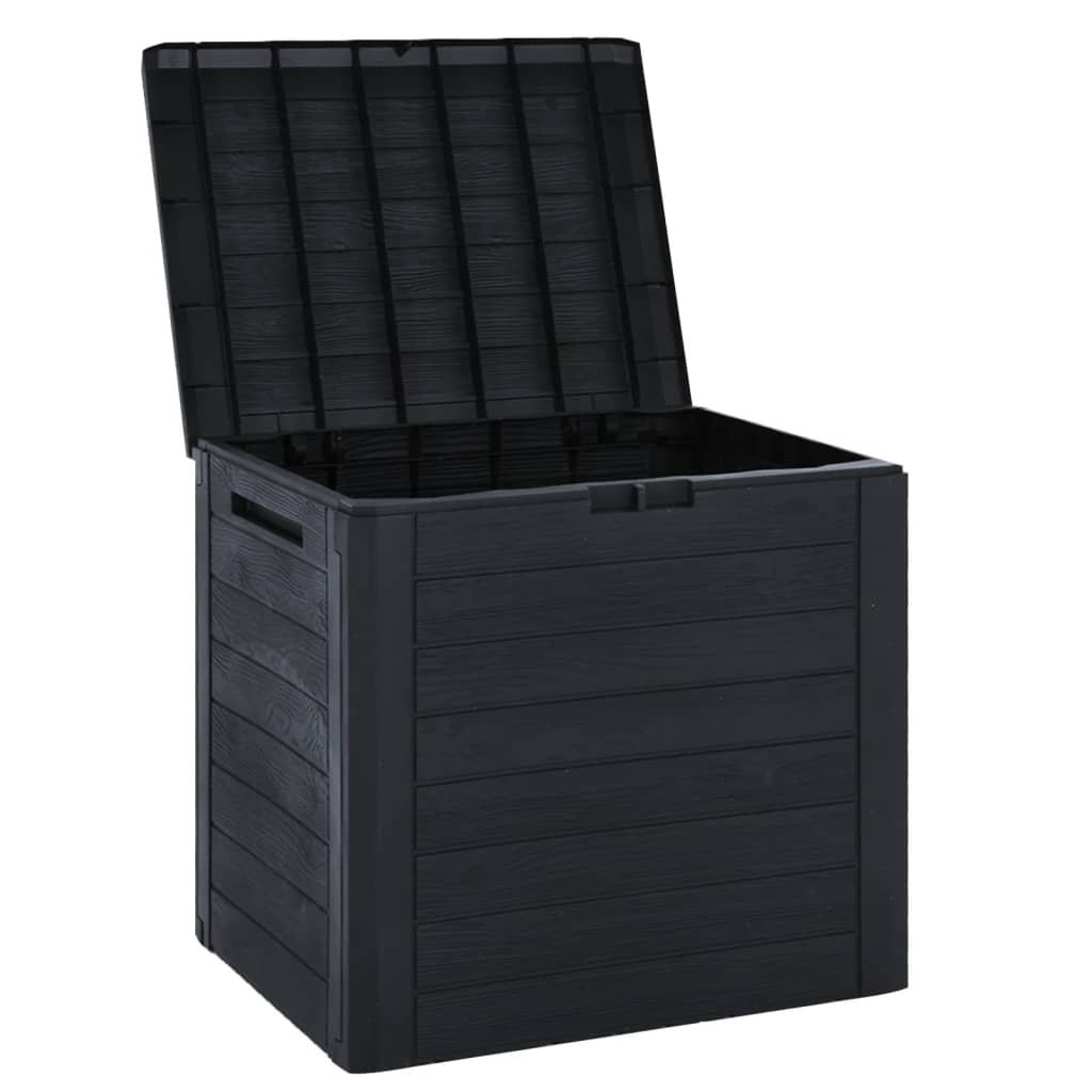 Tuinbox 58,5X46X55 Cm Polypropeen Antracietkleurig 140 l