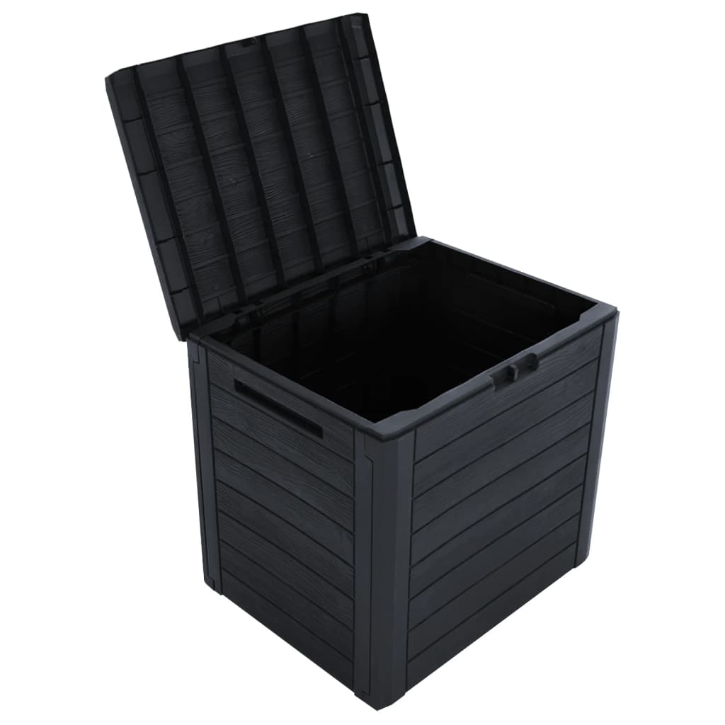 Tuinbox 58,5X46X55 Cm Polypropeen Antracietkleurig 140 l