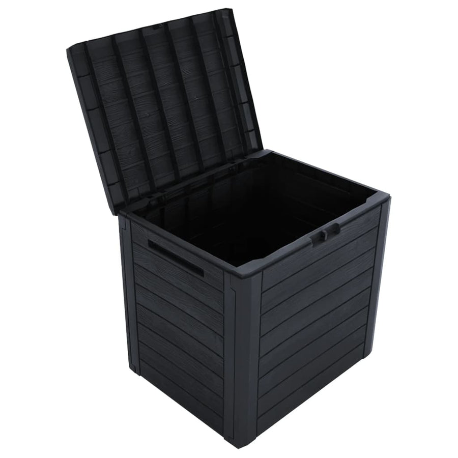 Tuinbox 58,5X46X55 Cm Polypropeen Antracietkleurig 140 l