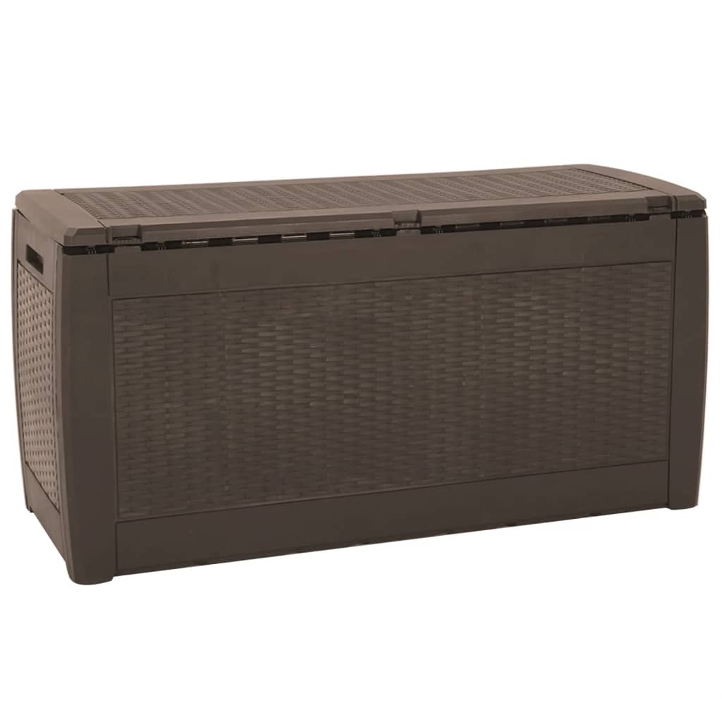 Tuinbox 119X48X60 Cm Polypropeen 310 l Bruin