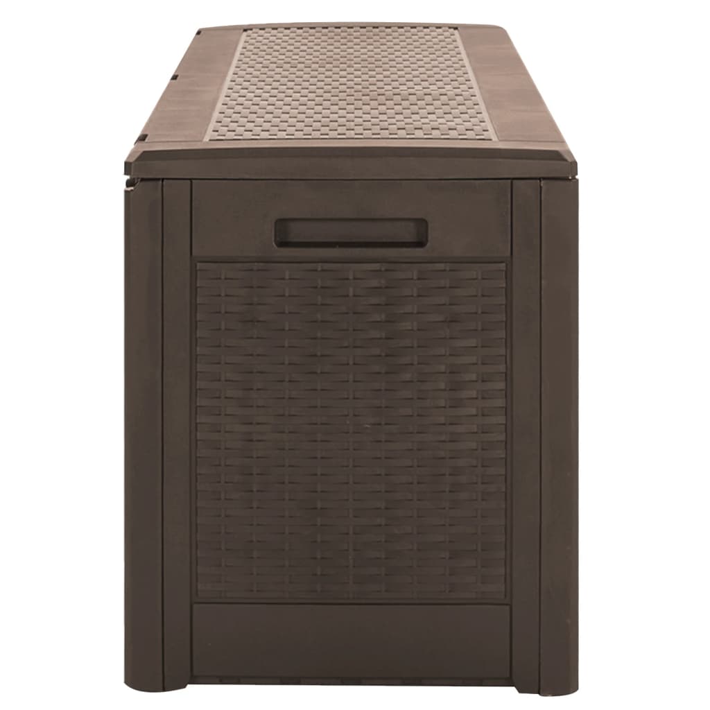 Tuinbox 119X48X60 Cm Polypropeen 310 l Bruin