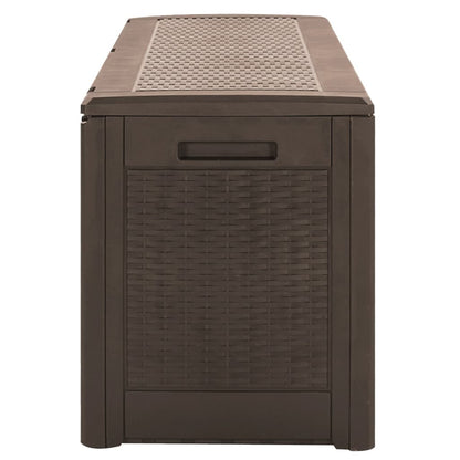 Tuinbox 119X48X60 Cm Polypropeen 310 l Bruin