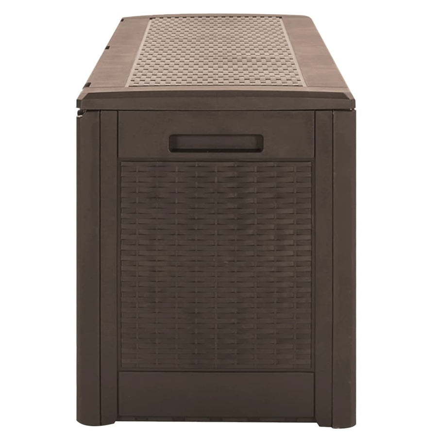 Tuinbox 119X48X60 Cm Polypropeen 310 l Bruin