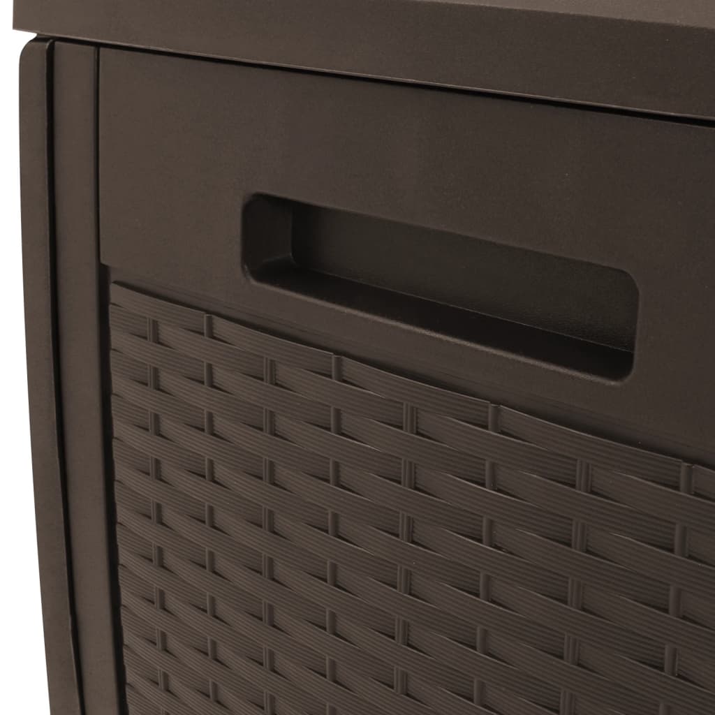 Tuinbox 119X48X60 Cm Polypropeen 310 l Bruin