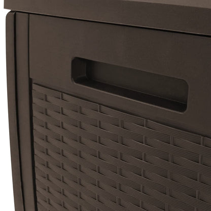 Tuinbox 119X48X60 Cm Polypropeen 310 l Bruin