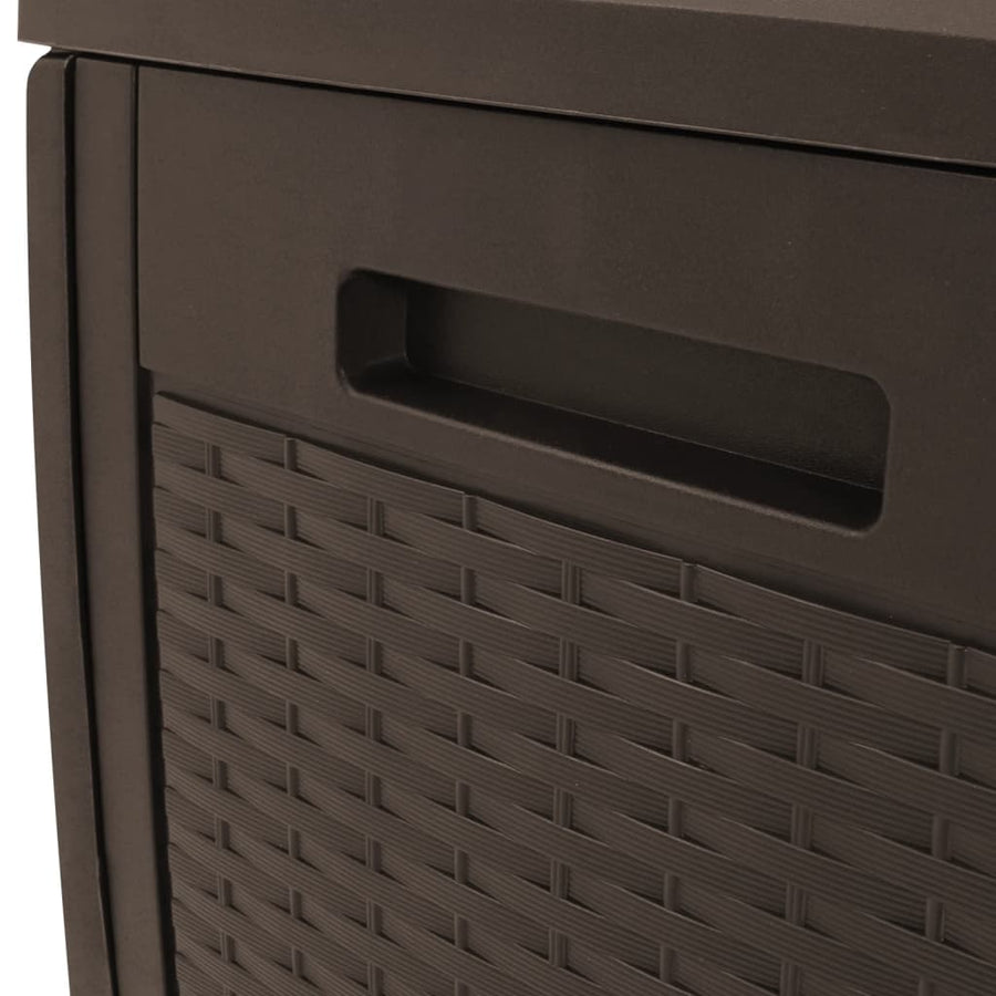 Tuinbox 119X48X60 Cm Polypropeen 310 l Bruin