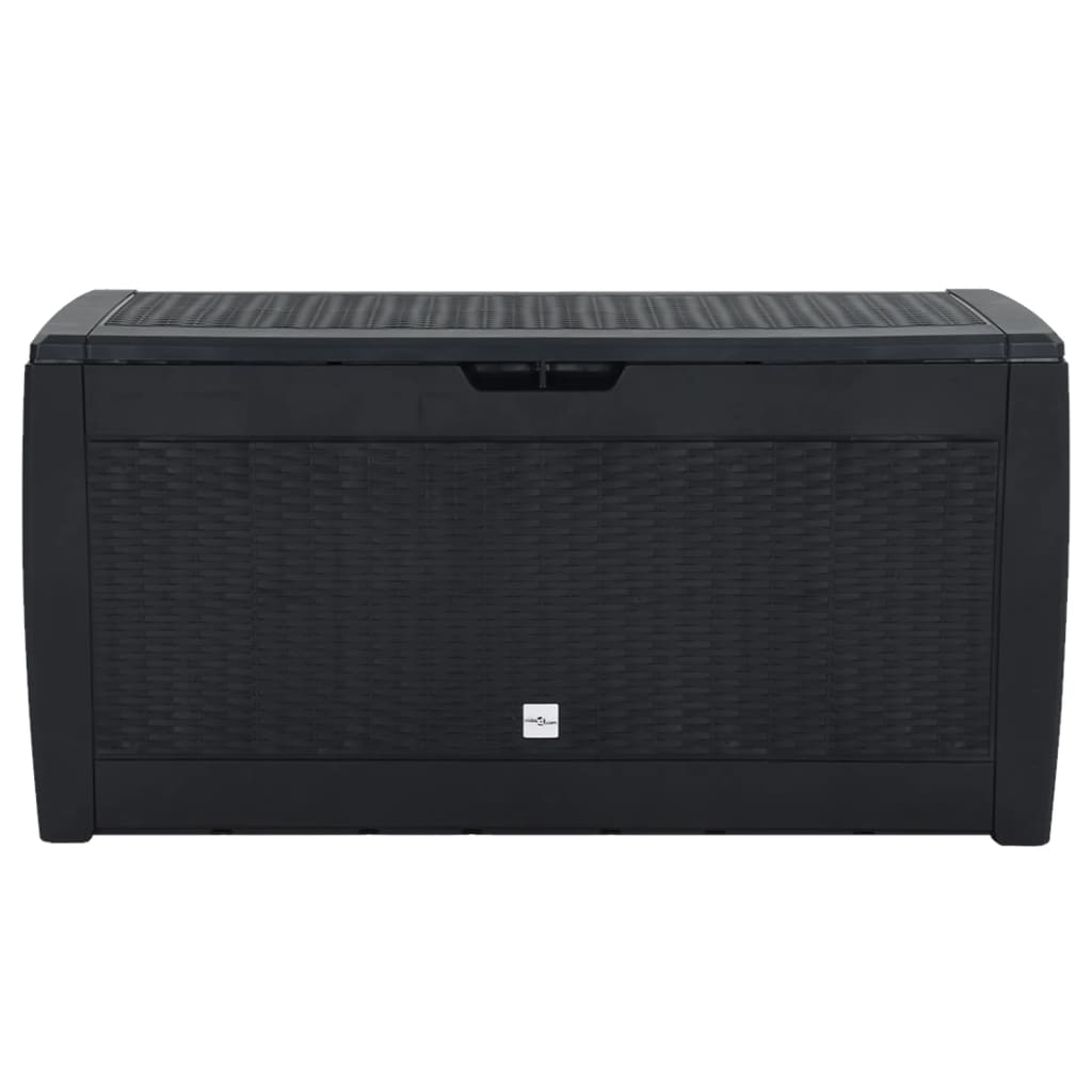 Tuinbox 119X48X60 Cm Polypropeen Antracietkleurig 310 l