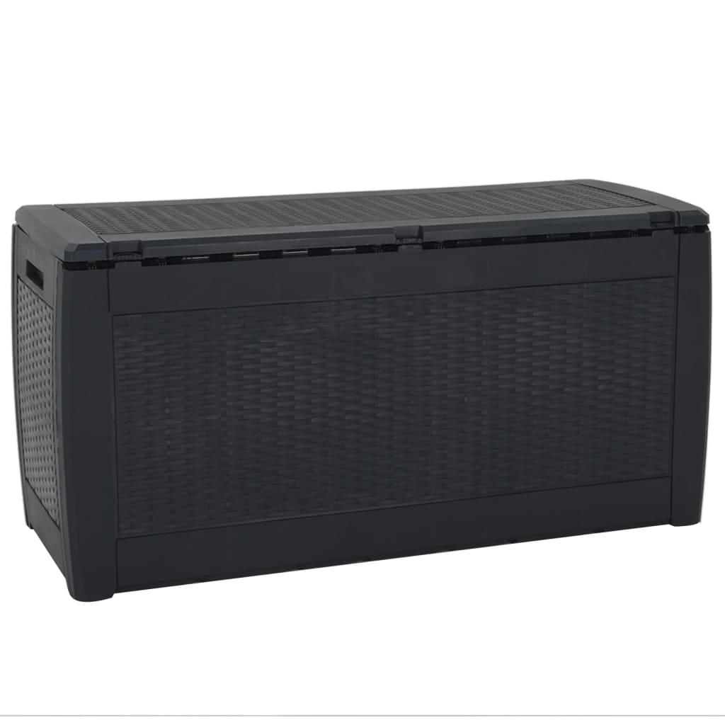 Tuinbox 119X48X60 Cm Polypropeen Antracietkleurig 310 l