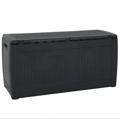 Tuinbox 119X48X60 Cm Polypropeen Antracietkleurig 310 l