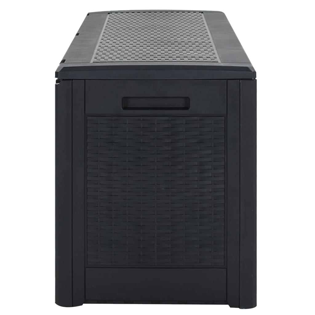 Tuinbox 119X48X60 Cm Polypropeen Antracietkleurig 310 l