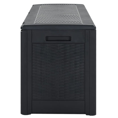 Tuinbox 119X48X60 Cm Polypropeen Antracietkleurig 310 l