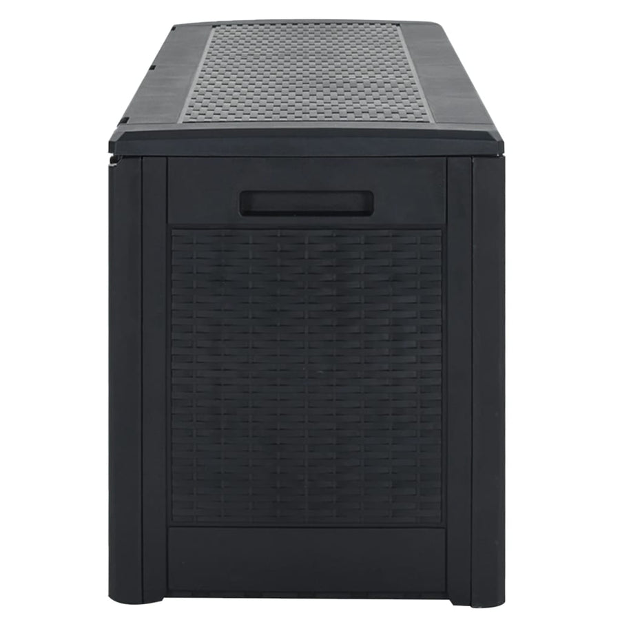 Tuinbox 119X48X60 Cm Polypropeen Antracietkleurig 310 l