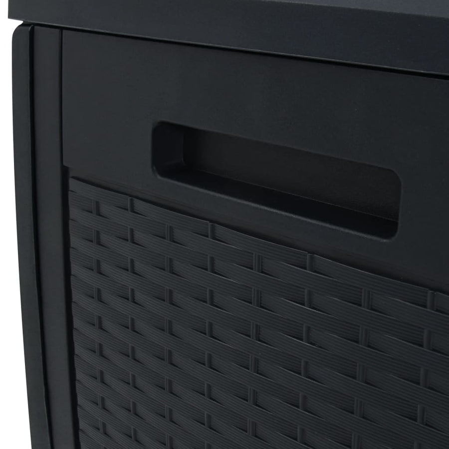 Tuinbox 119X48X60 Cm Polypropeen Antracietkleurig 310 l