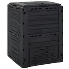 Compostbak 280L polypropeen zwart