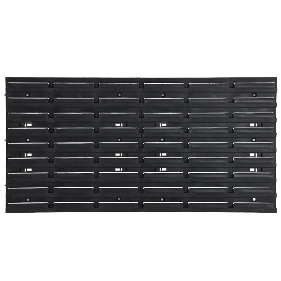 -Delige Sorteersysteemset 77X39 Cm Polypropeen Rood En Zwart 30