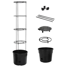 Tomatenkweekpot Ø39X150 Cm Polypropeen Antracietkleurig Ø 39 x 150 cm