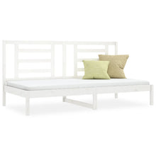 Slaapbank 80X200 Cm Massief Grenenhout Wit