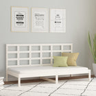Slaapbank 90x200 cm massief grenenhout wit