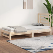 Slaapbank massief grenenhout 2x(90x190) cm