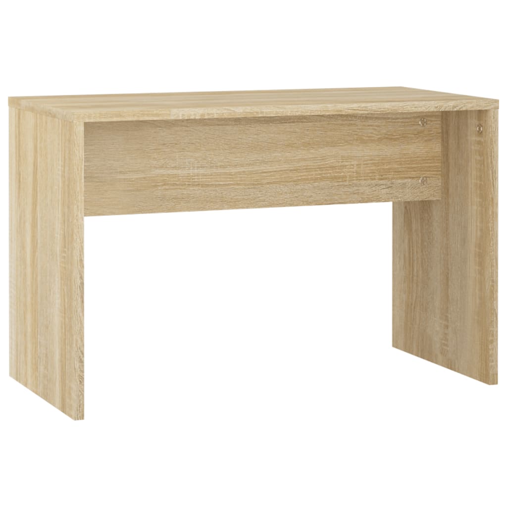 Kaptafelset Met Led's Bewerkt Hout Kleurig 74.5 x 40 x 141 cm