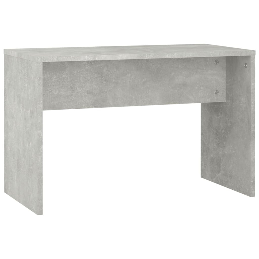 Kaptafelset met LED's bewerkt hout betongrijs 74.5 x 40 x 141 cm Betongrijs