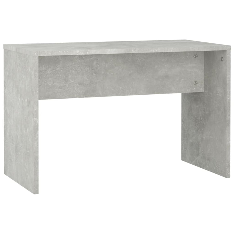 Kaptafelset met LED's bewerkt hout betongrijs 86.5 x 35 x 136 cm Betongrijs