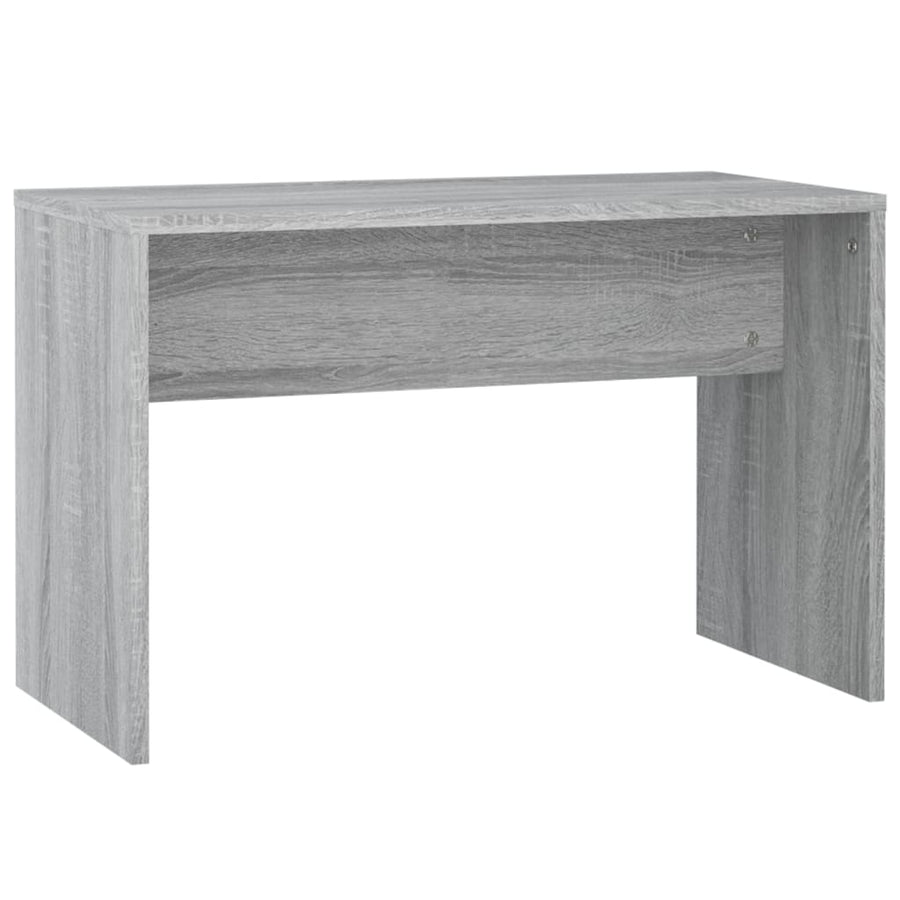 Kaptafelset met LED's bewerkt hout grijs sonoma 86.5 x 35 x 136 cm Grijs sonoma