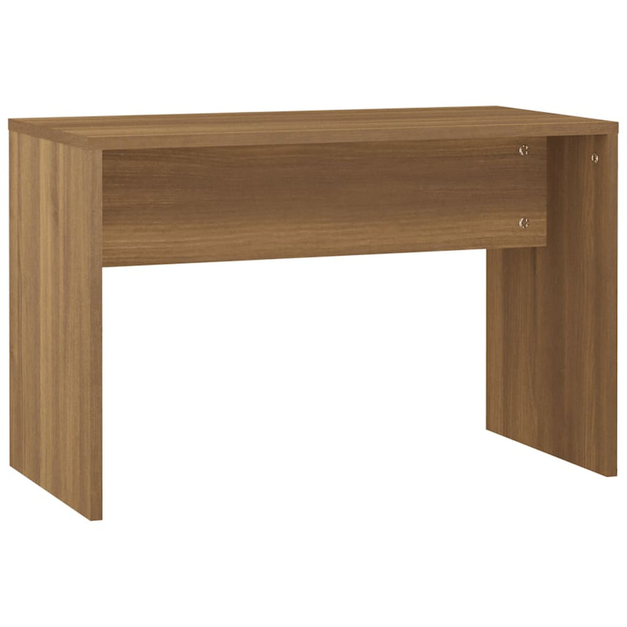 Kaptafelset met LED's bewerkt hout bruineiken 86.5 x 35 x 136 cm bruin eikenkleur
