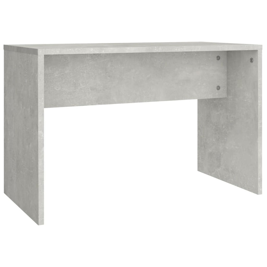 Kaptafelset met LED's bewerkt hout betongrijs 60 x 40 x140 cm Betongrijs