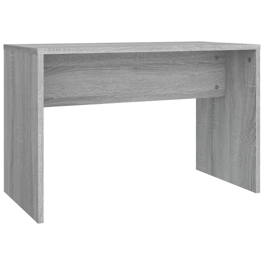 Kaptafelset met LED's bewerkt hout grijs sonoma 60 x 40 x140 cm Grijs sonoma