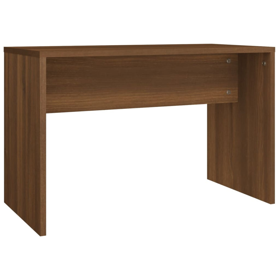 Kaptafelset met LED's bewerkt hout bruineiken 60 x 40 x140 cm bruin eikenkleur