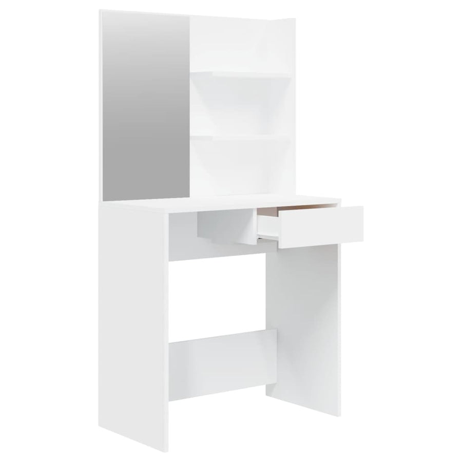 Kaptafelset 74,5x40x141 cm wit Wit