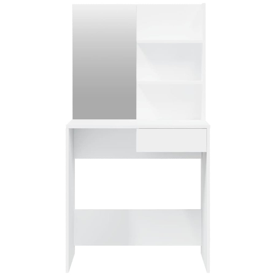 Kaptafelset 74,5x40x141 cm wit Wit