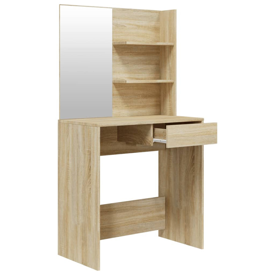 Kaptafelset 74,5X40X141 Cm Kleurig Sonoma eiken