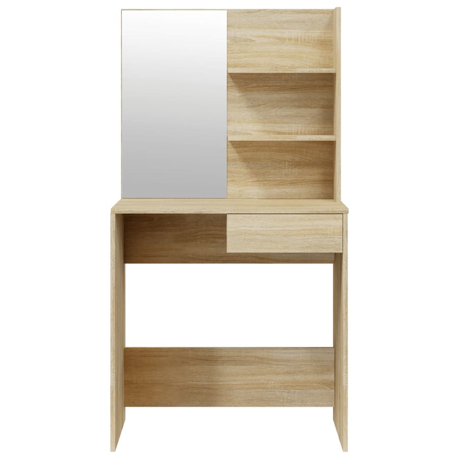 Kaptafelset 74,5X40X141 Cm Kleurig Sonoma eiken