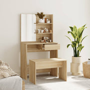 Kaptafelset 74,5x40x141 cm sonoma eiken