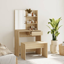 Kaptafelset 74,5X40X141 Cm Kleurig Sonoma eiken