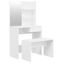 Kaptafelset 74,5X40X4 Cm Hoogglans wit